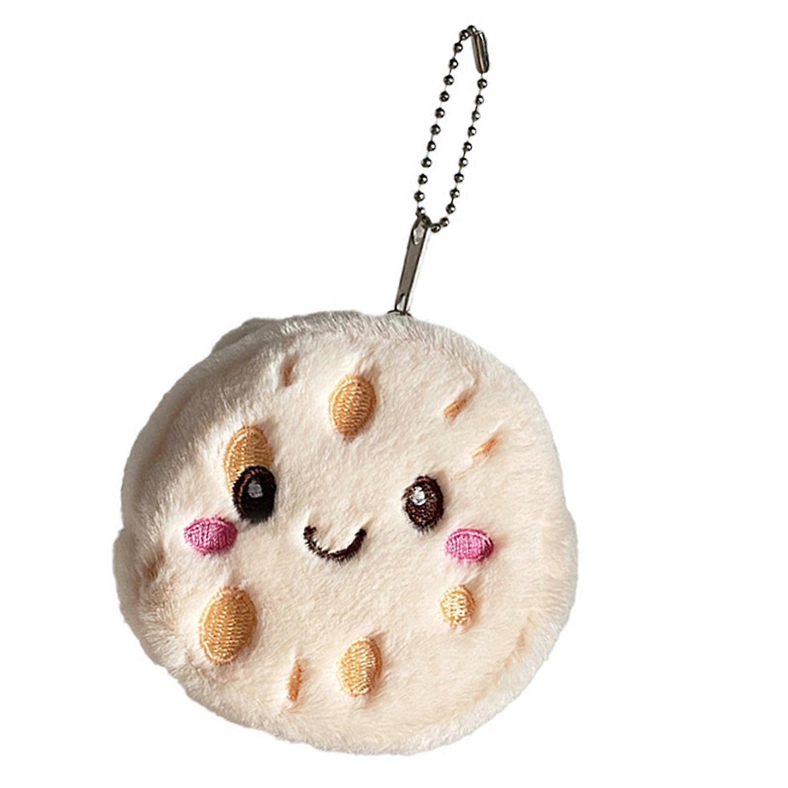 Plush Coin Purse Keychain Lotuses Root Coin Pouch,Small Change Purse Portable Makeup Bag for Coin,Cards,Keys,Lipsticks Multicolor