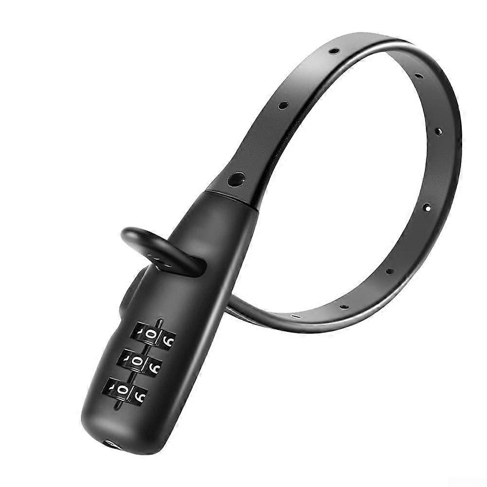Bicycle and Motorcycle Steel Cable Combination Lock with Adjustable Tie and 3Digit Code for AntiTheft