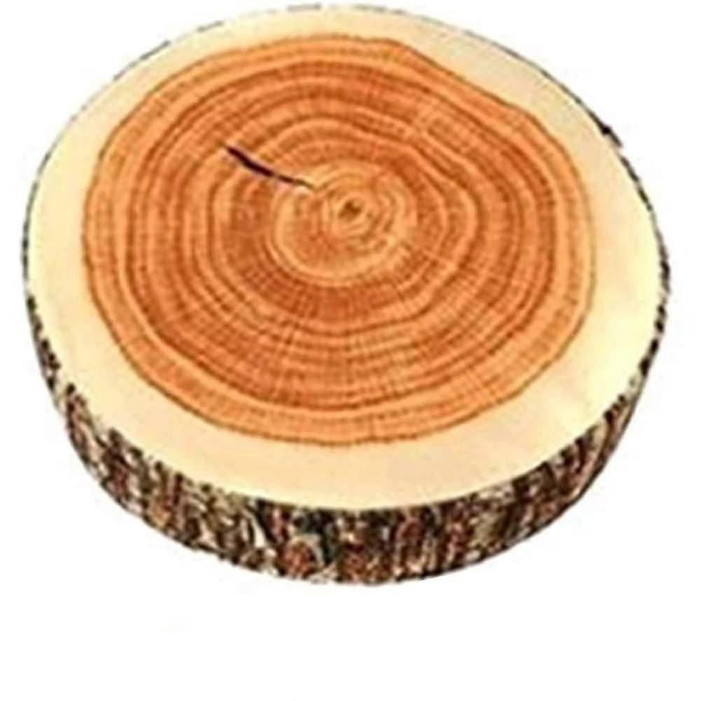 Natural Wood Design Tree Trunk Log Cushion Soft Chair