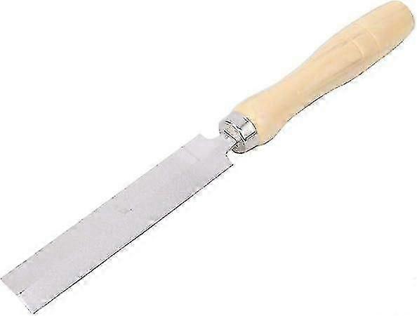 Rhombic Diamond File With Wooden Handle, For Processing Gemstones Etc. (5 Inches)