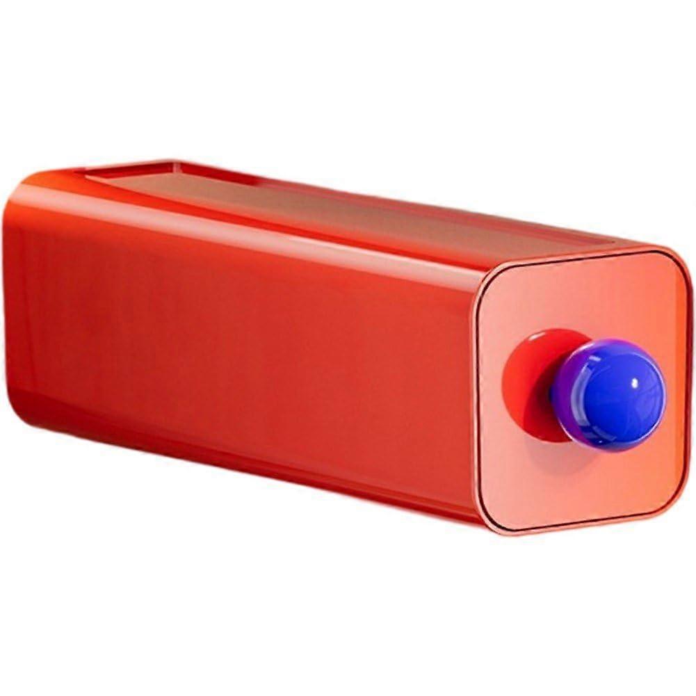 Stackable Desktop Storage Drawers Organizer Box for Socks Underwear Home Office Red