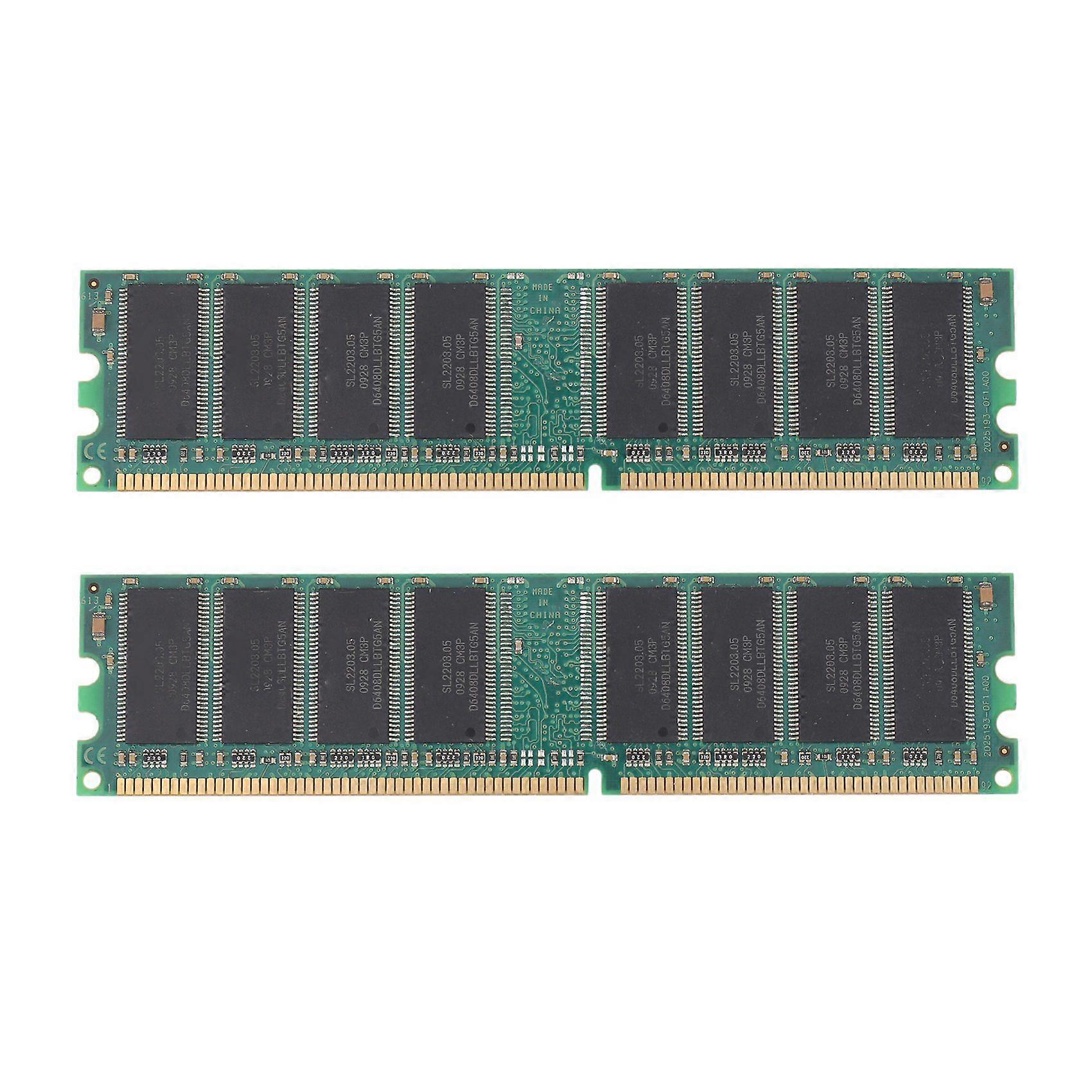 Xiede 2X Desktop Pc Memory Ram Module Ddr 400 1Gb Pc-3200 Ddr1 184Pin Dimm 400Mhz X001