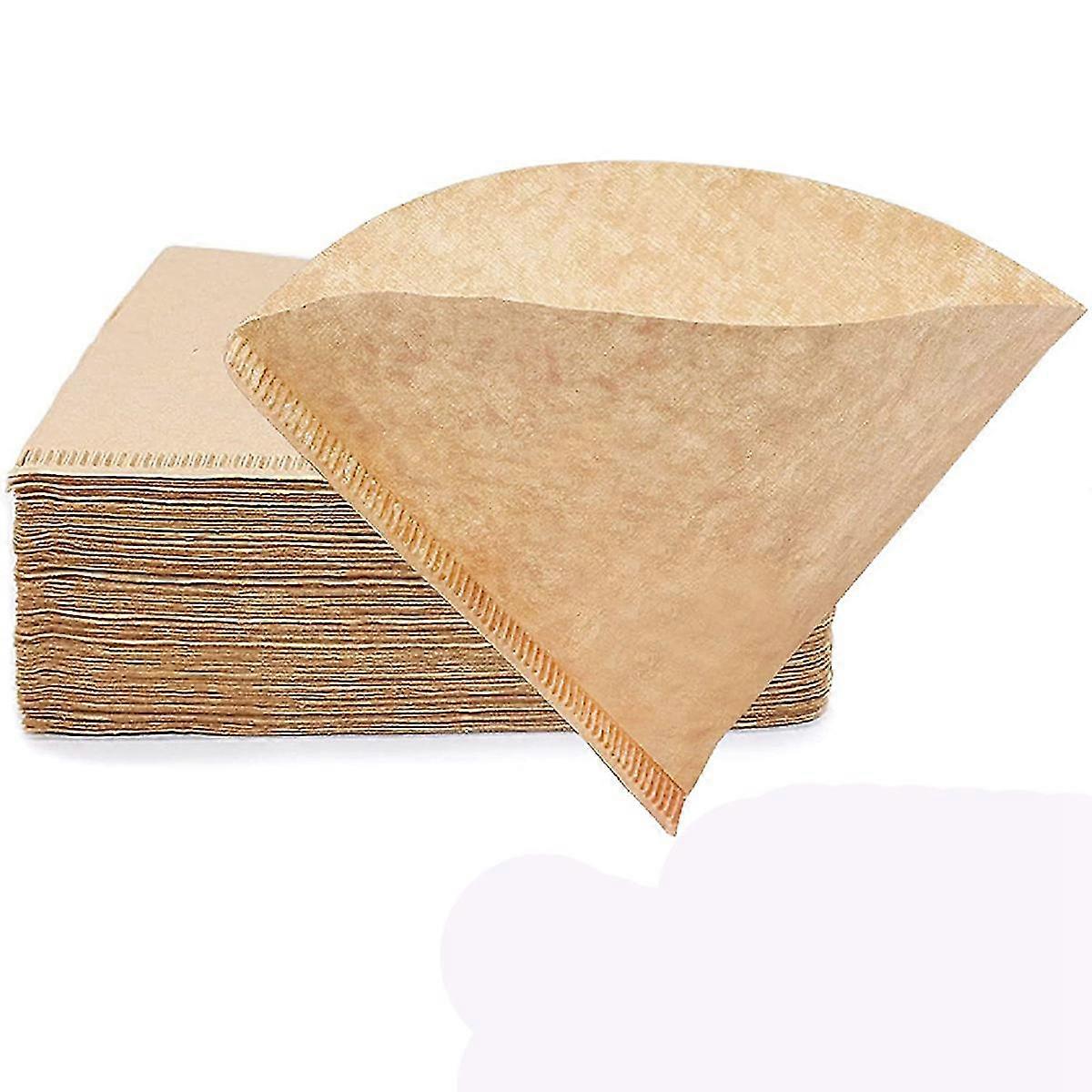 Small Coffee Filter Size 01 200 Piece Set Disposable Cone Coffee Filter Paper Natural Filter Paper
