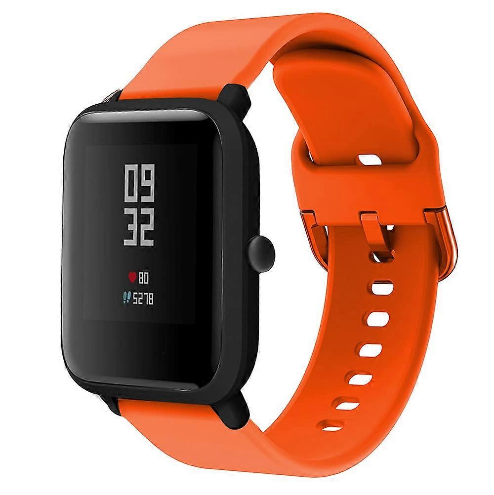 20mm Silicone Watch Band Replacement Strap Compatible with Smartwatch Orange Ref: 2543