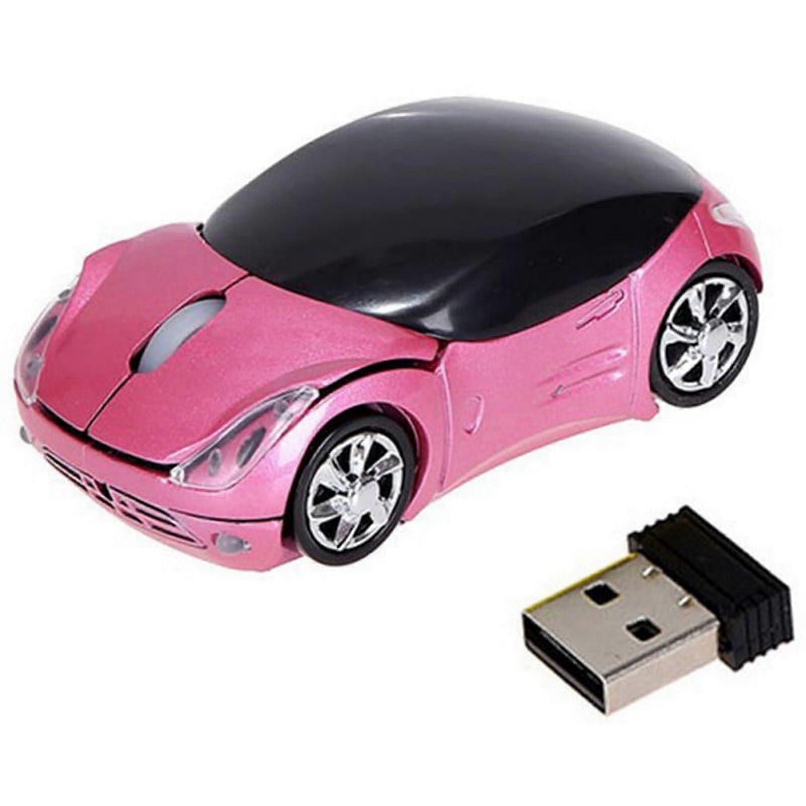 2.4G Wireless Mouse Car Mouse with USB Reciver 1600DPI Optical Mouse for PC Computer Laptop, High Precision Cute Mouse