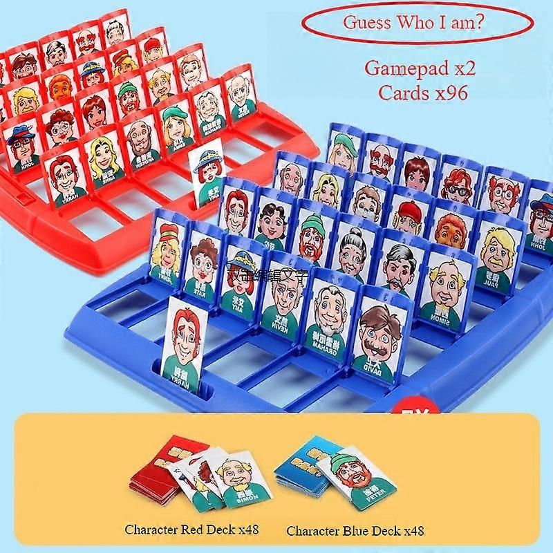 1 Set Guess Who I Am Gift Parent-Child Interactive Double Puzzle Gift Party Favors