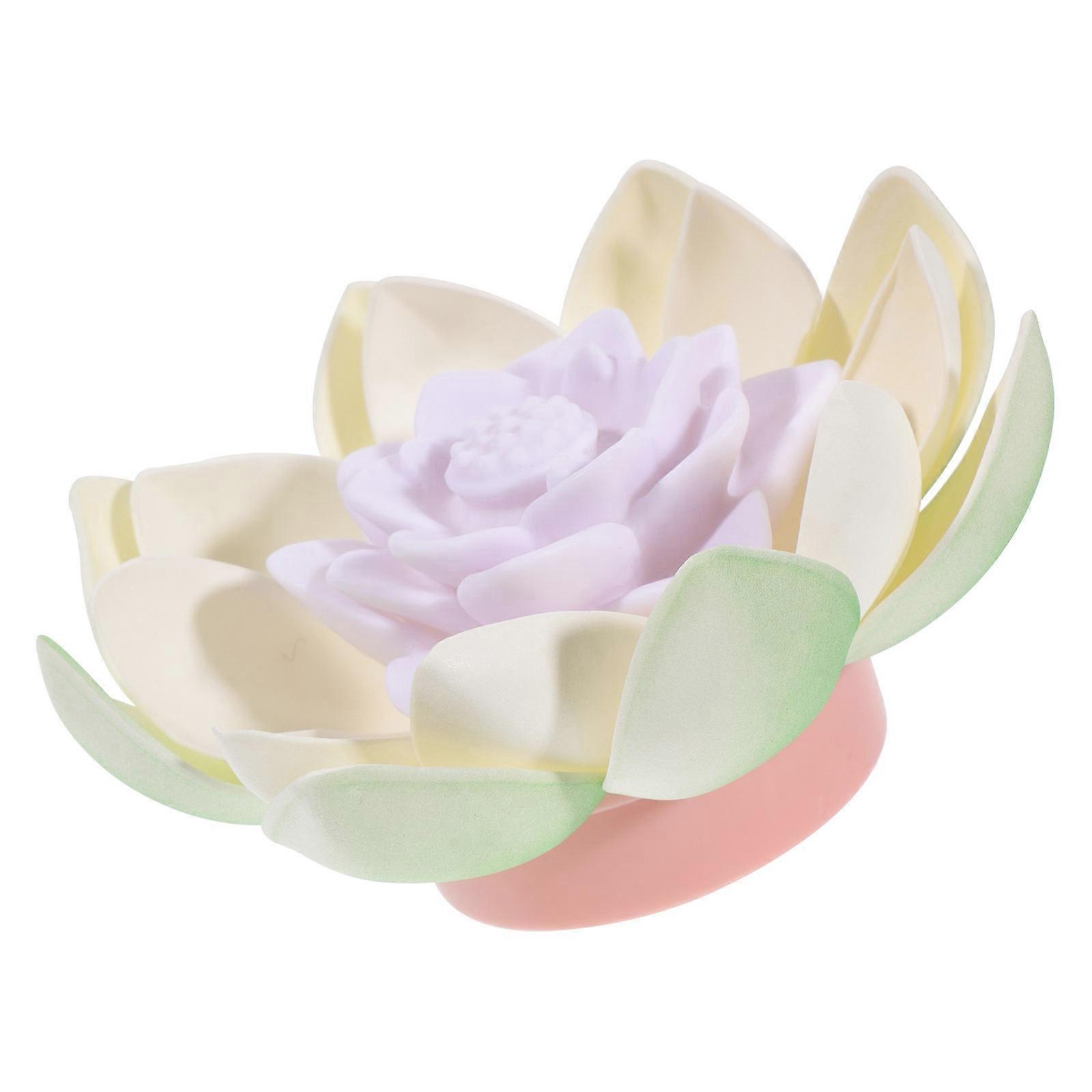 Artificial LED Lotus Lantern Flower Lights for Party 2Pcs White