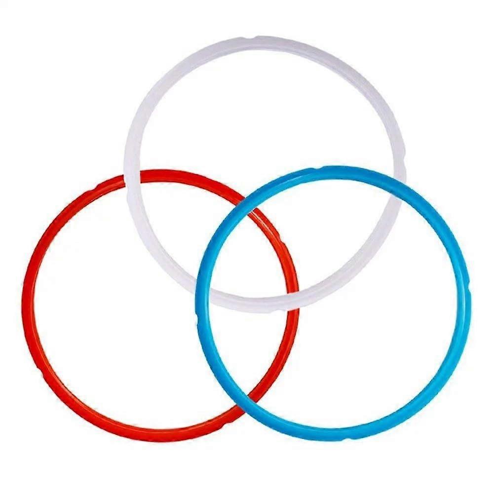 Sealing Ring Set 3 Pack ColorCoded Silicone Gasket for Instant Pot 8QT 6QT 5QT 3QT Models