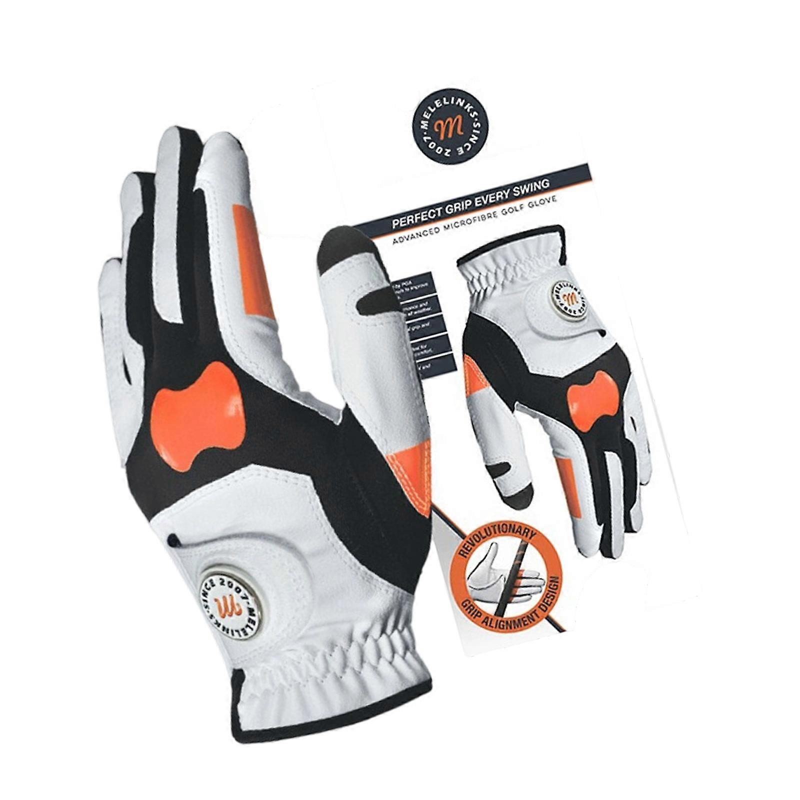 High Performances Golf Gloves with AntiSlip Technology Breathable Fabric and Shocks Absorption Suitable for Long Play  Men s left hand XL