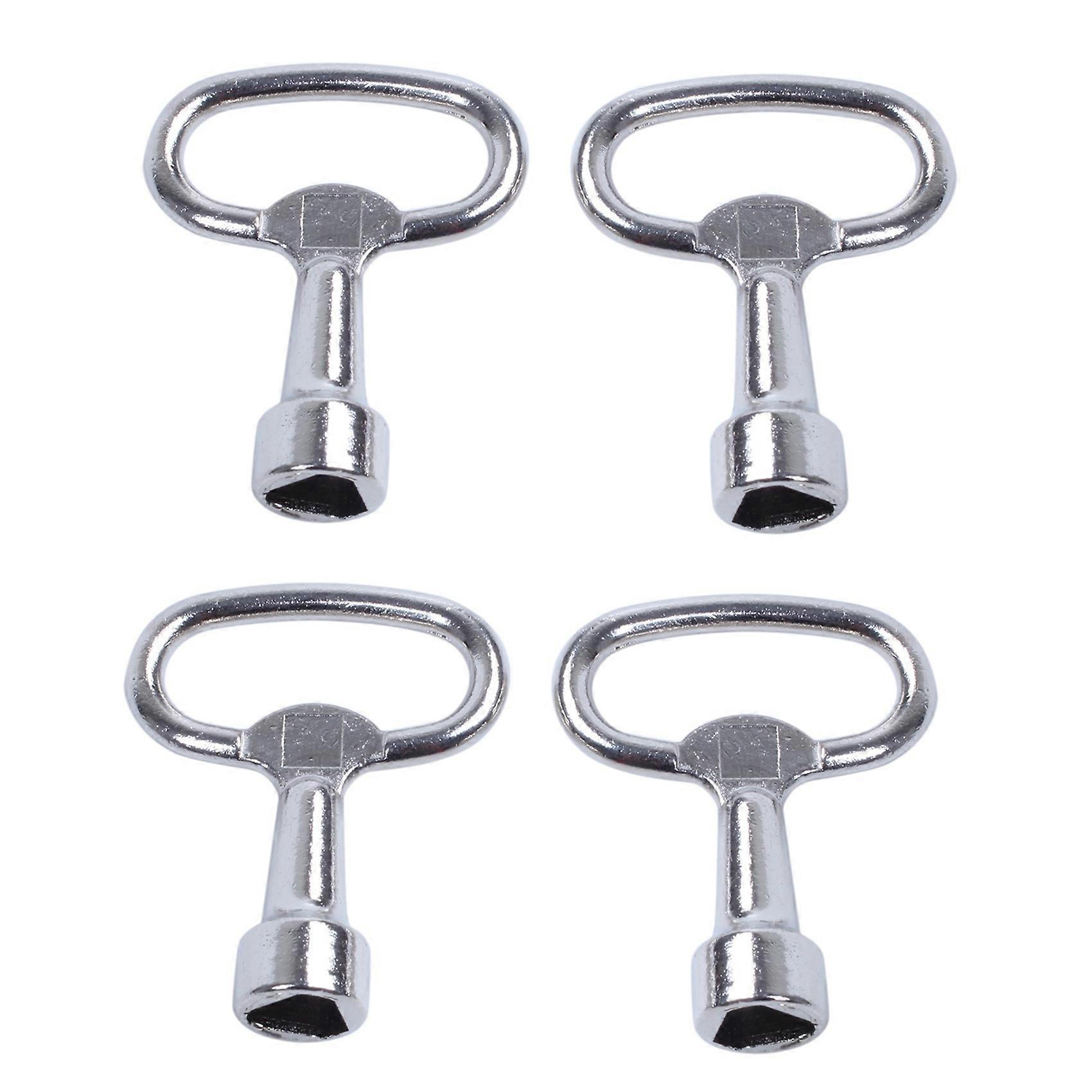 Key Slot for Bolt Triple-Cornered Triangular Metal Panel 8 mm x 4