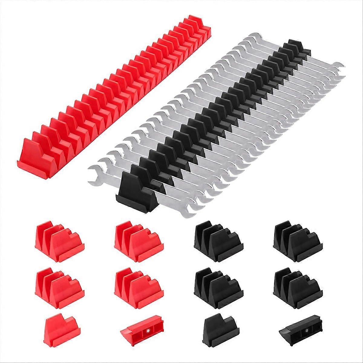 40Pieces Modular Wrench Magnetic Wrench Holder Plastic Modular Tool A