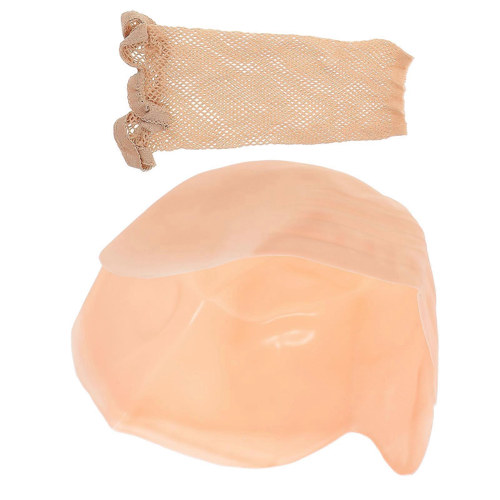 Cosplay Prop Bald Cap for Protection 1Set Latex Bald Head Wig Accessory