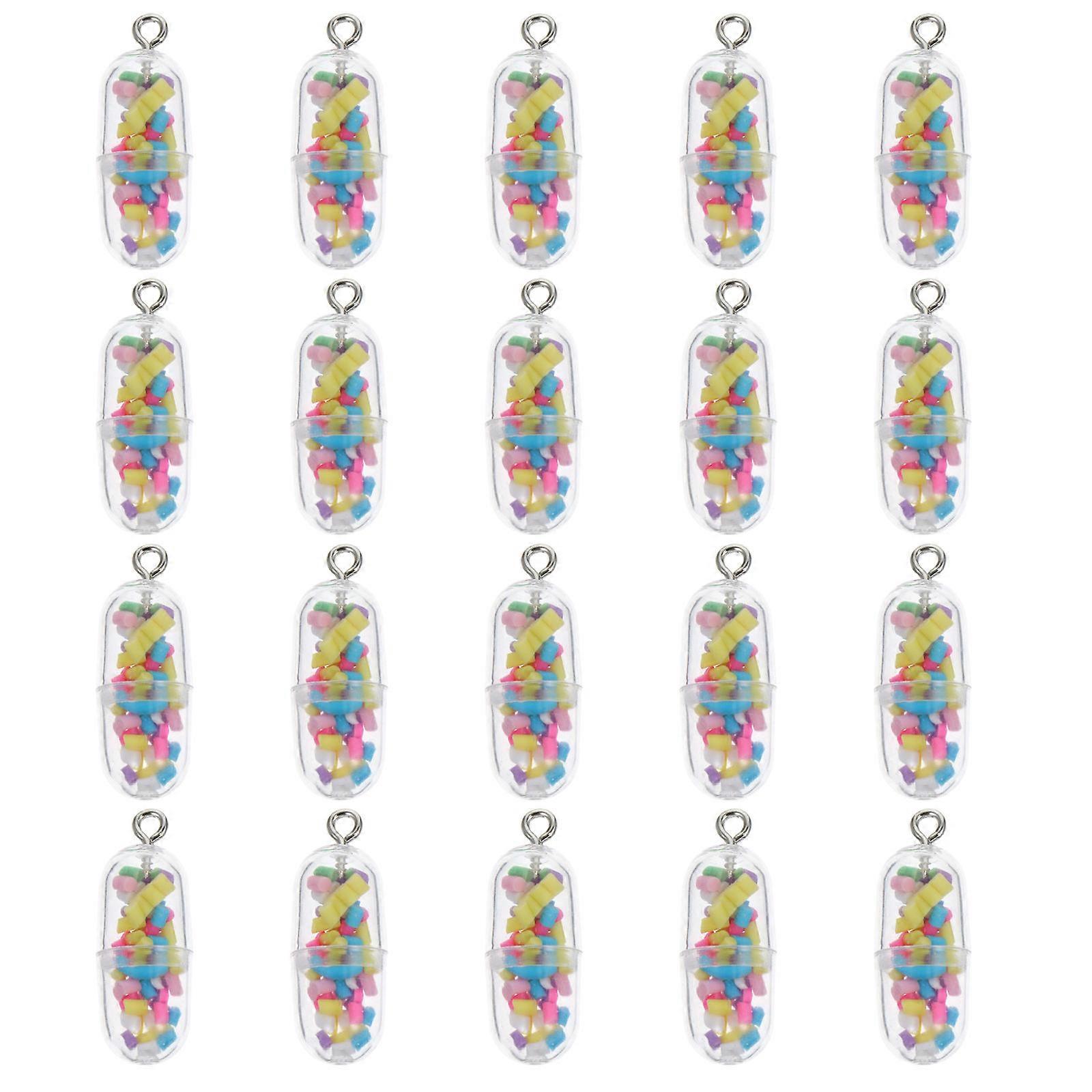 Phone Shell Charms Adorable Keychain Pendants for Decoration 20Pcs