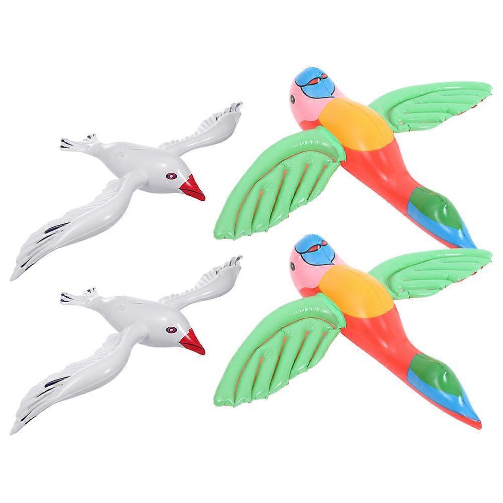 Inflatable Seagull Decoration for 1Set Beach Party and Pool Use