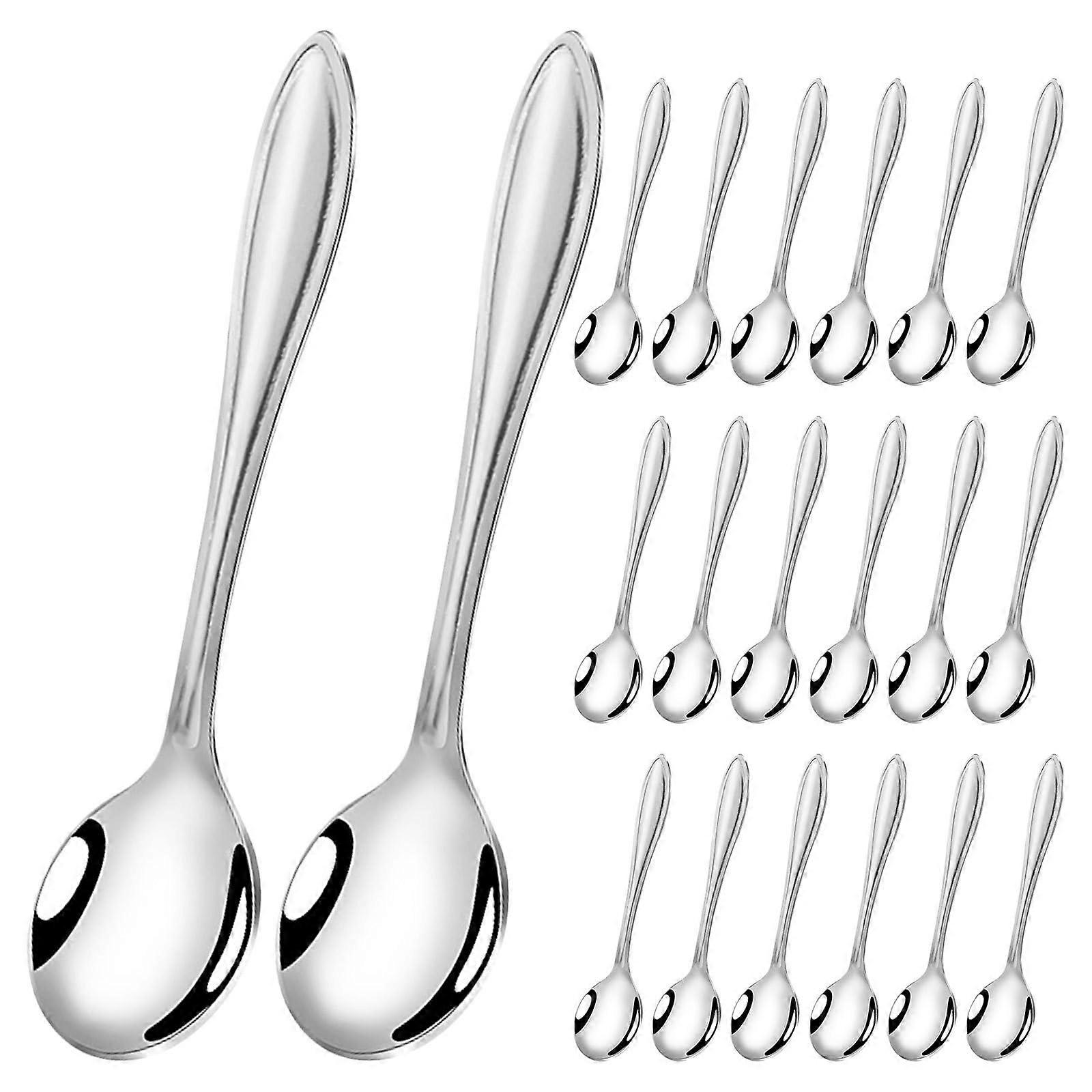 48pcs Stainless Steel Measuring Spoon Set for Precise Spice Portion Control Baking Salt Sugar Honey