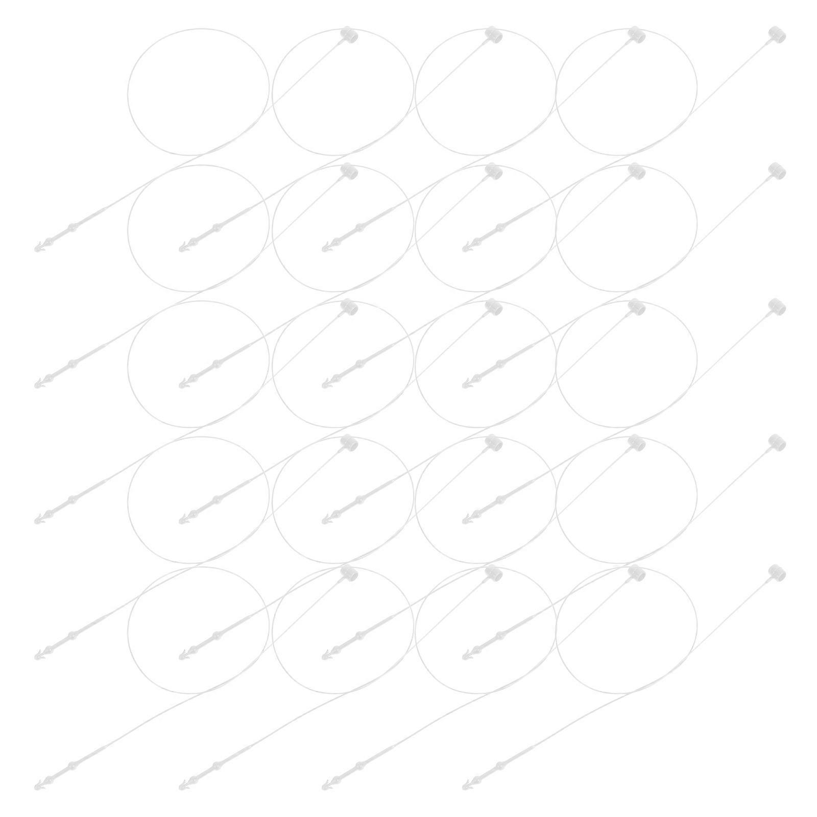 Hang Tag Rope Plastic Fasteners for Merchandise Security 5000Pcs Use