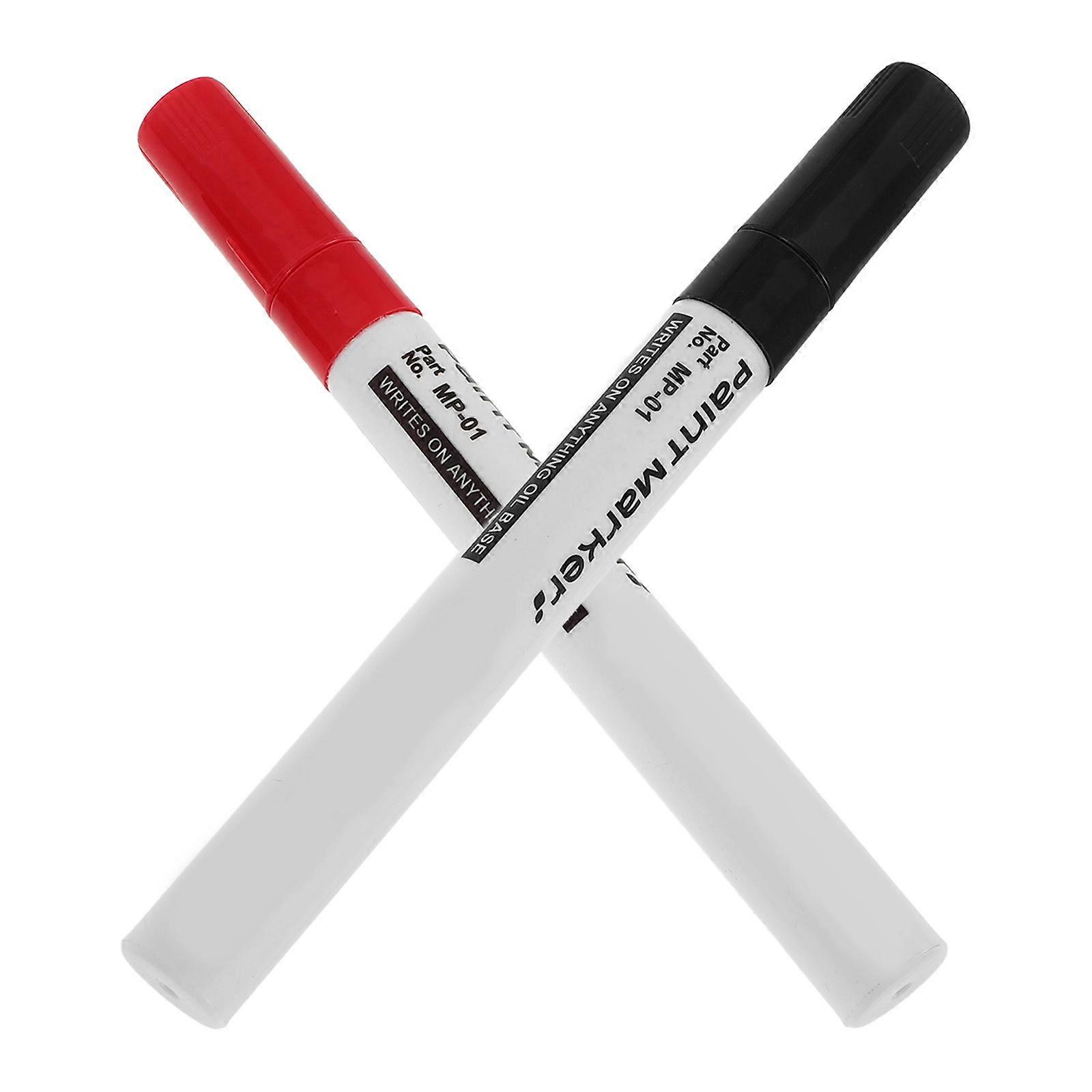 Monument Marker Pen 2Pcs Waterproof Paint Pen for Precise Outdoor Marking