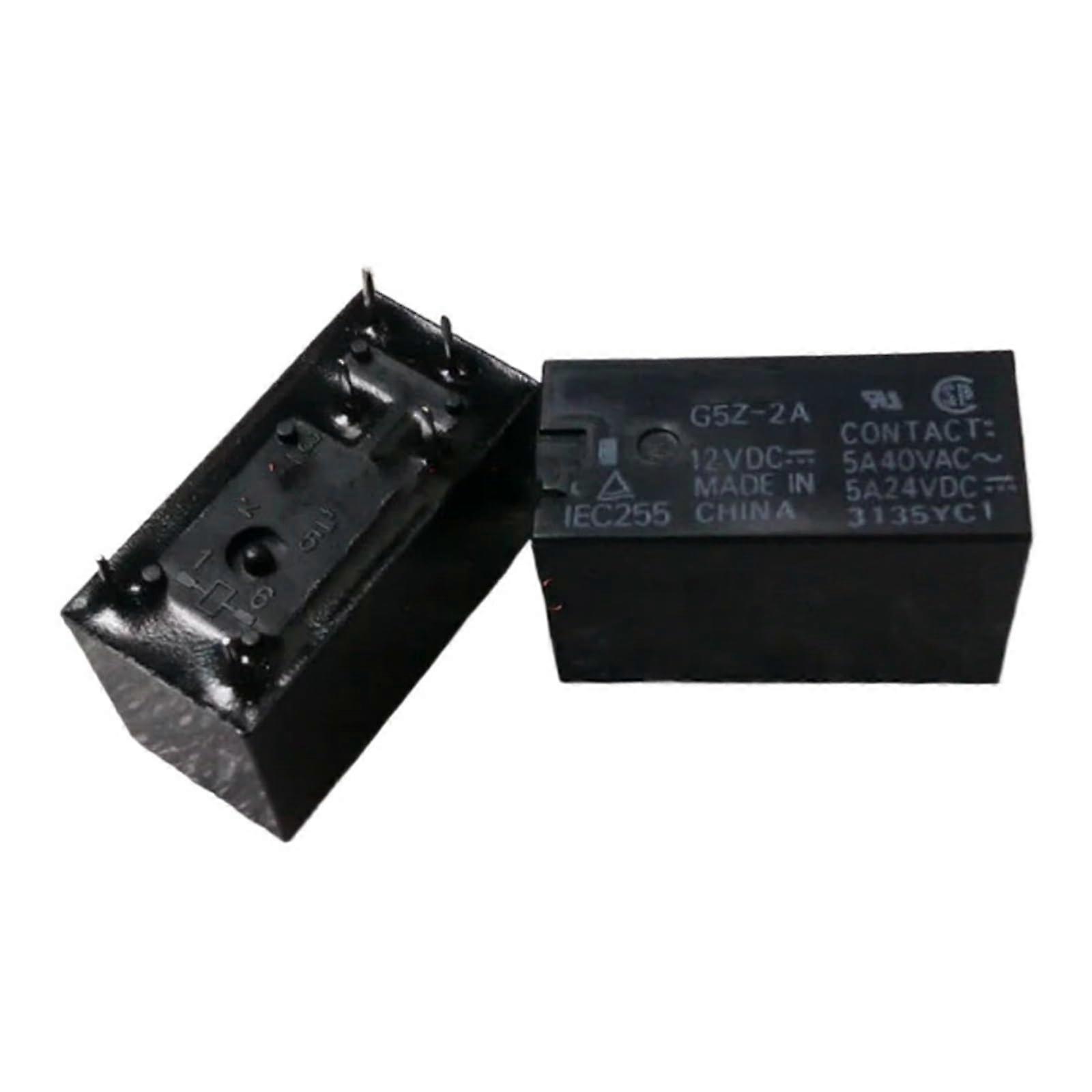 12V Relay G5Z2A 5A DC Electromechanical for Reliable Switching and Isolated Power Control