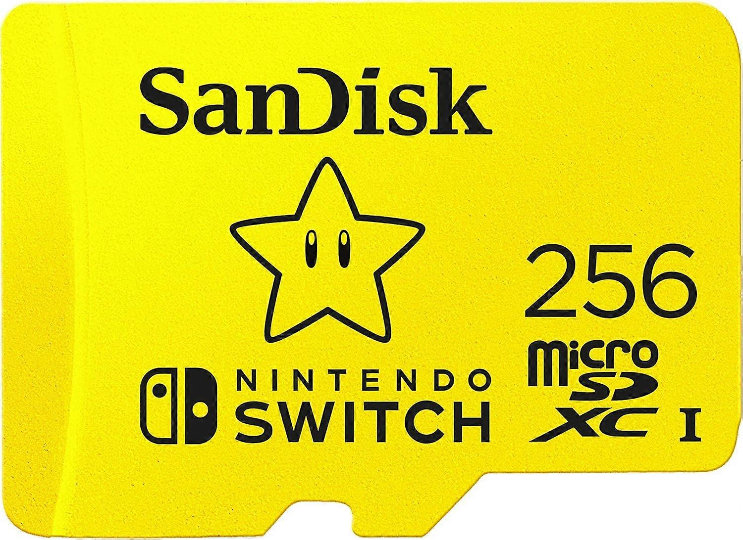 SanDisk 256GB microSDXC Card Licensed for Nintendo Switch, Pokémon Edition, Pikachu-SDSQXAO-256G-GN6Z