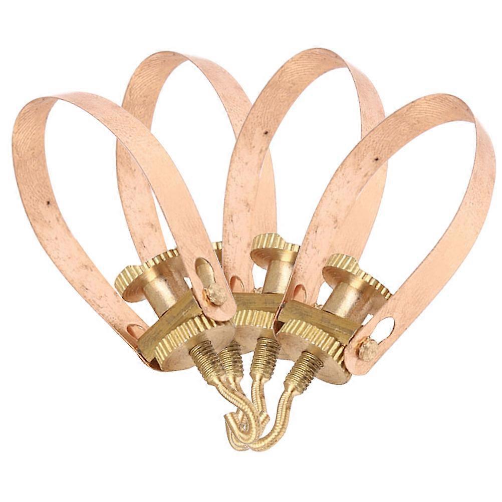 Erhu Adjustment Tools 12 Pcs Scientific Structural Design For Practice And Performance 1.4X2.4X0.8In String Fixation Accessories