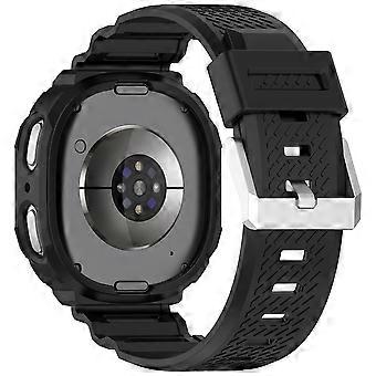 Compatible For Samsung Galaxy Watch8 40mm TPU Strap with Integrated Watch Case Adjustable Watchband