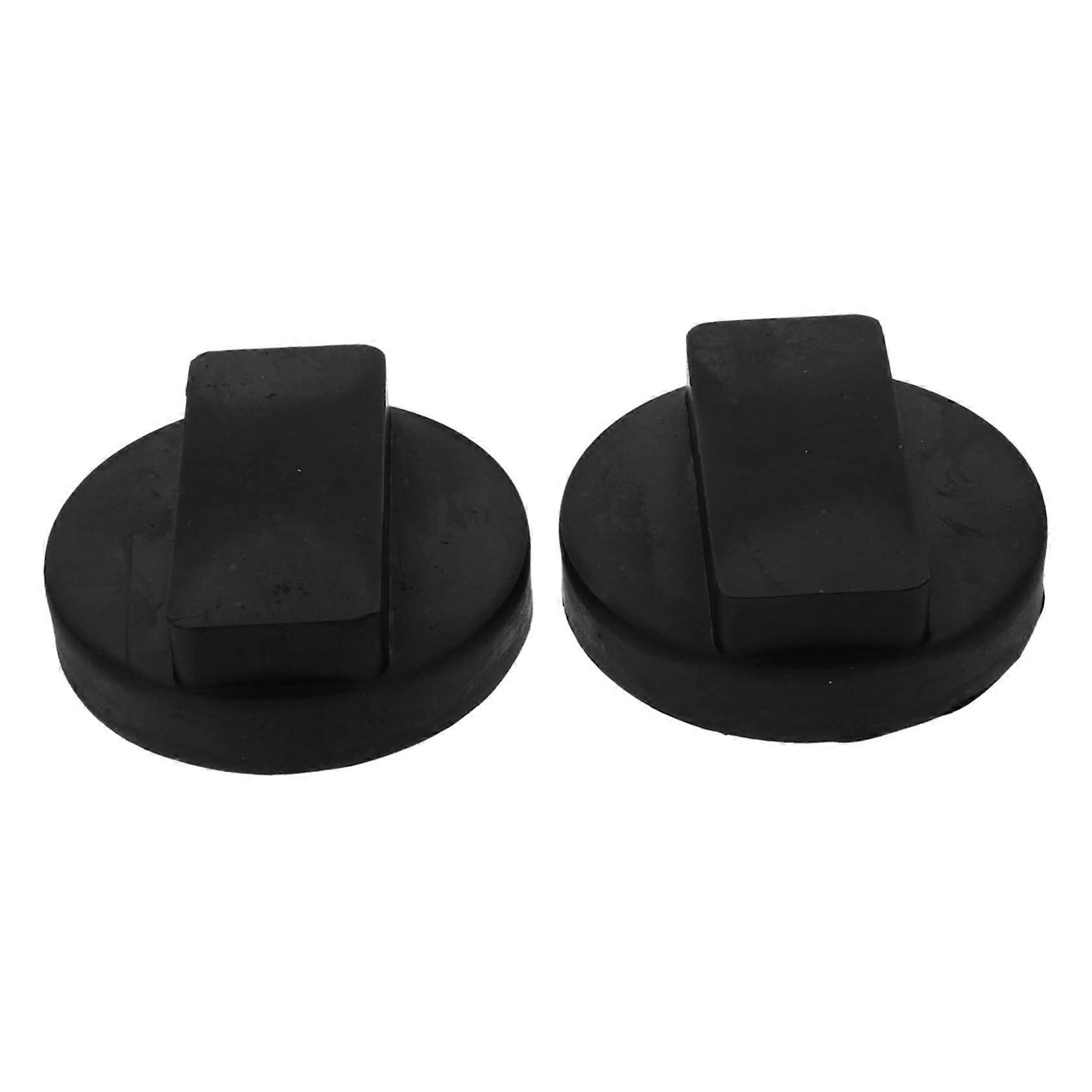 2pcs Rubber Jack Pads Car Jack Support Blocks for Pinch Welds Frame Rail Protection