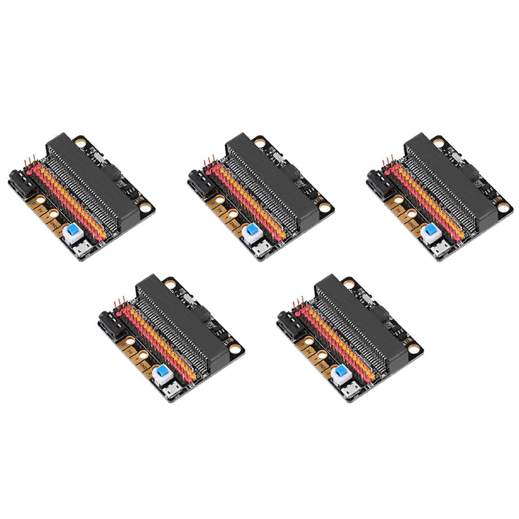 5X Micro-Bit Expansion Board IOBIT V2.0 Breakout Adapter Shield with Buzzer for BBC Micro:Bit Kids'S Python Programming