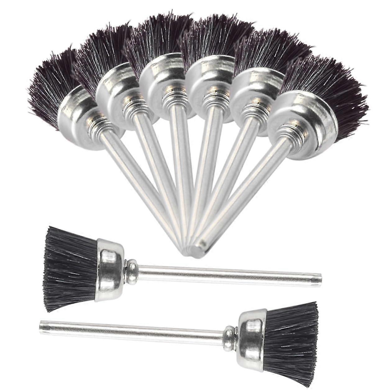 8pcs Nail Drill Bit Cleaning Brush RustResistant Reusable Cleaner for Manicure Dust Removal