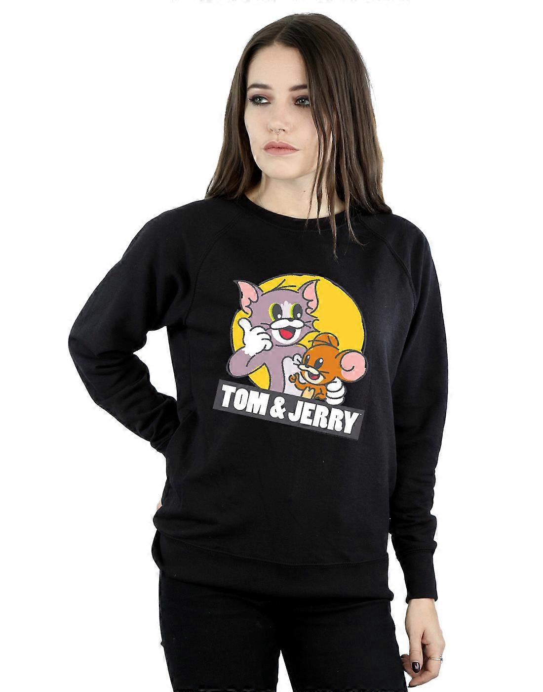 Tom e Jerry Women's Sketch Logo Moletom