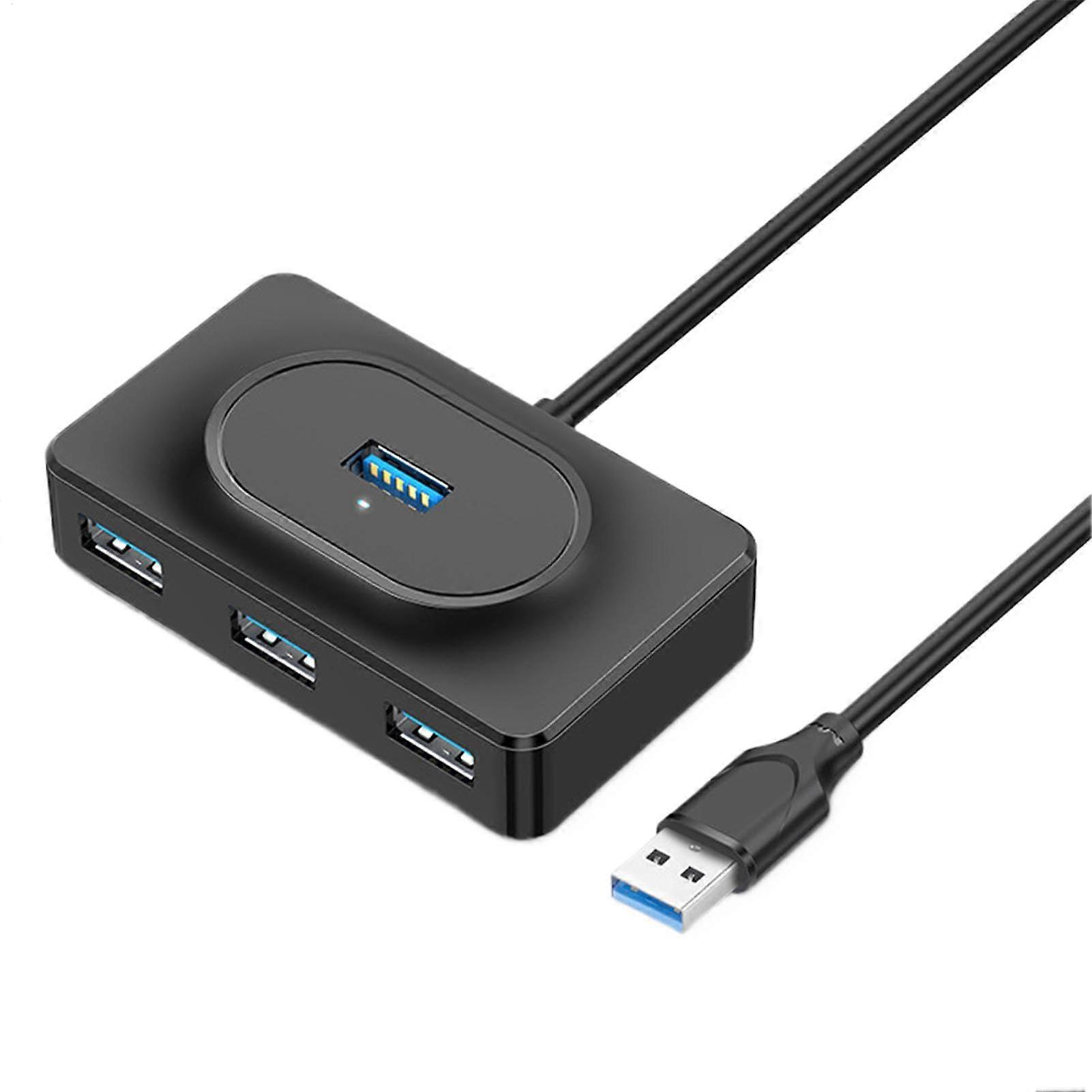 USB Hub Splitter 4 Port  Speed Data Transfer for Laptop and Multiple Devices