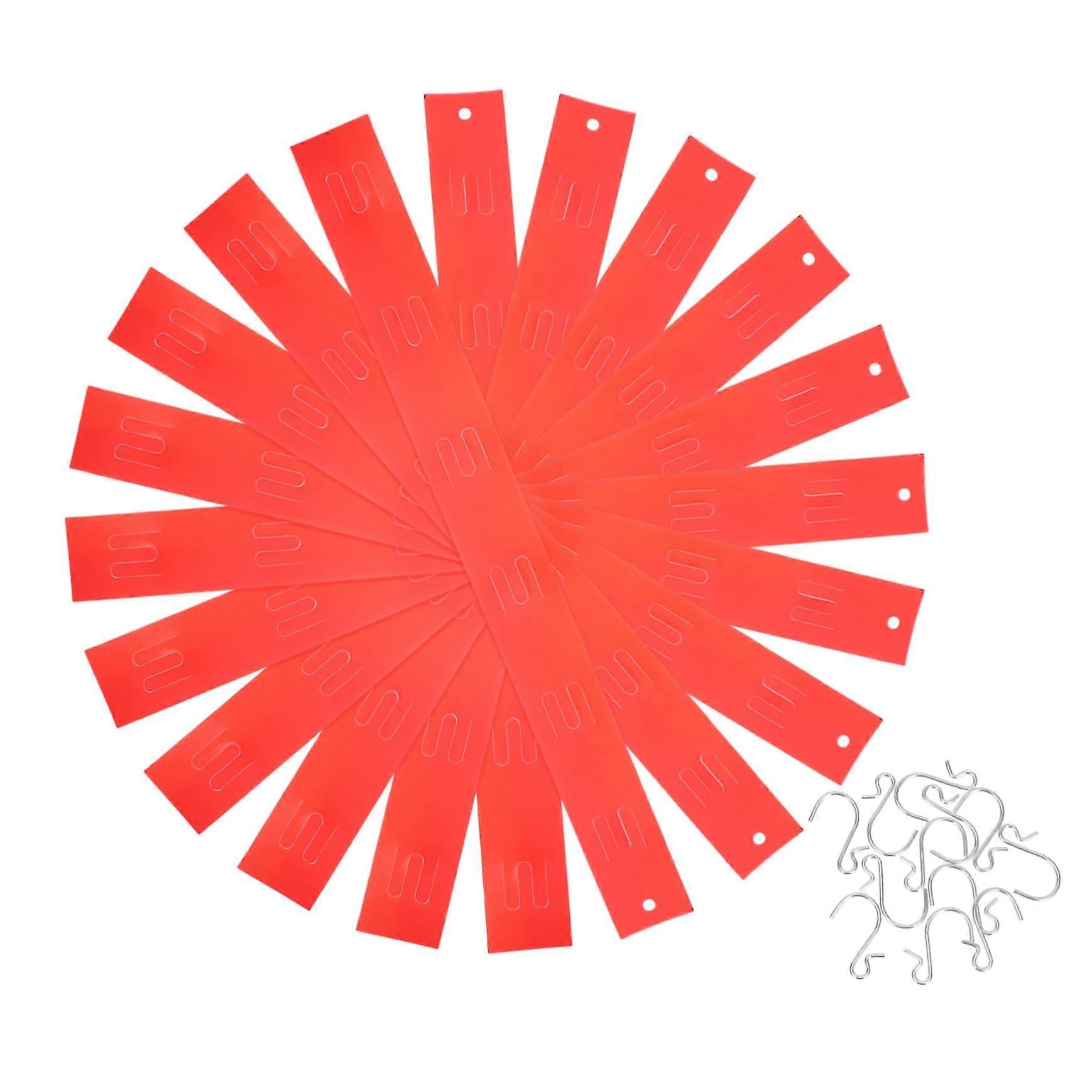 10pcs Transparent Plastic Display Strips for Snacks and Candy, Reusable Hanging Merchandising Hooks