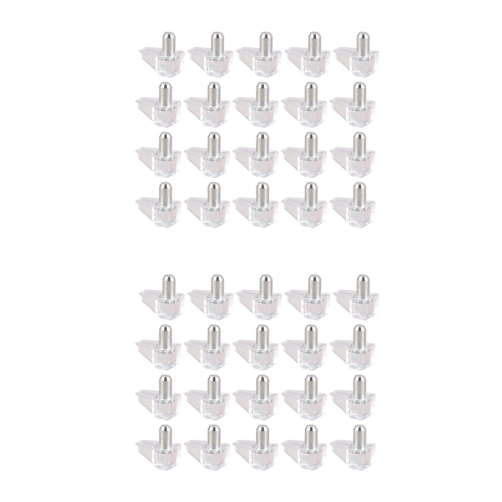 5 mm Pin shelf support shelf studs strong support 40 pcs, Transparent