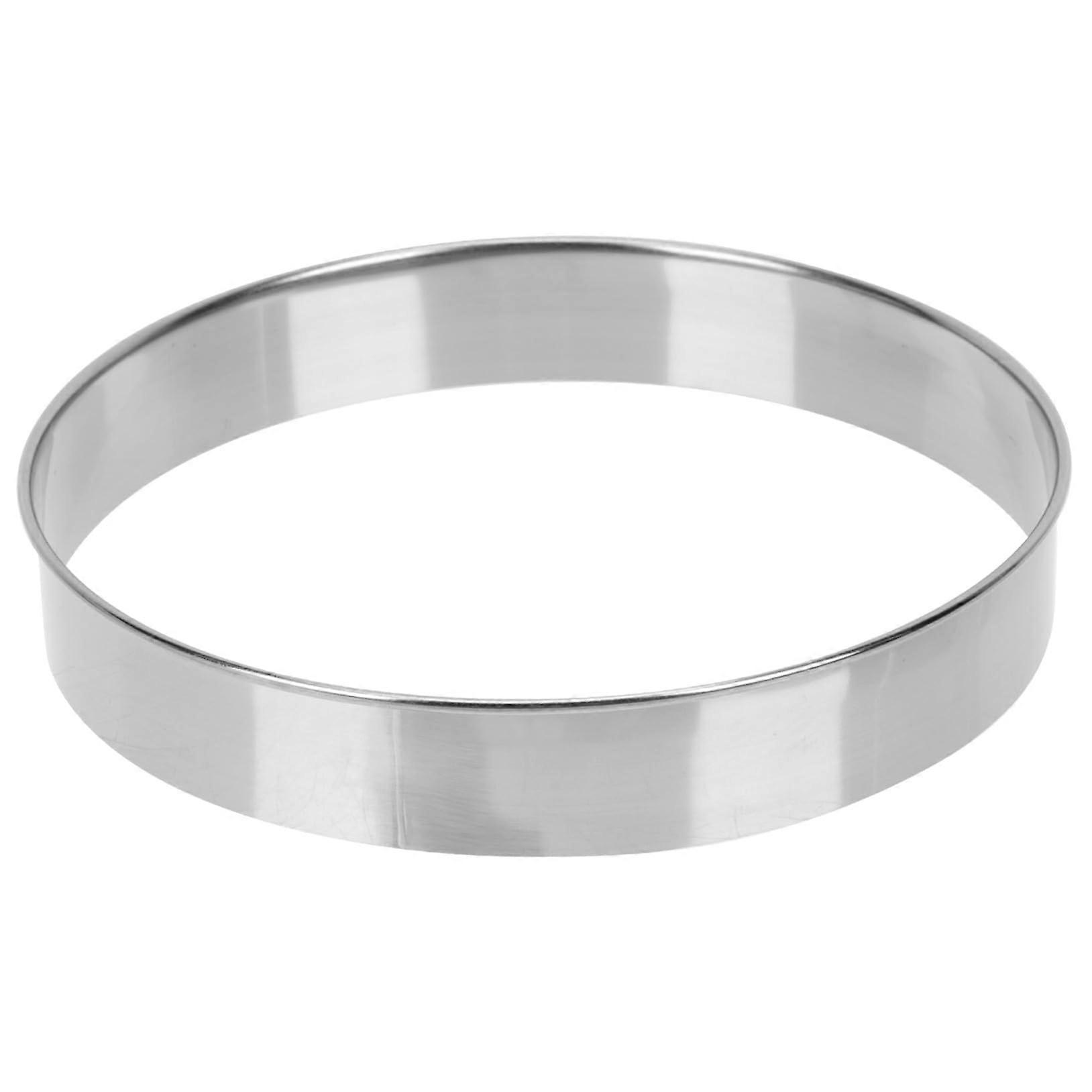 Stainless Steel Pizza Baking Ring Mold for  Pizza Shape and Home Kitchen Use