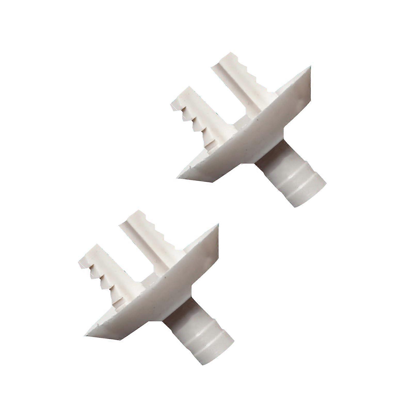 2pcs Leak Proof Air Conditioner Drain Hose Connector and Durable Outlet Elbow Fitting