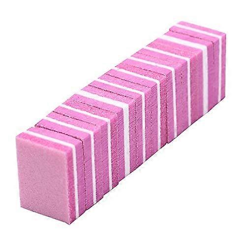 50Pcs Mini Pink Nail File and Buffer Set for Precise Shaping and Quick Touch Ups
