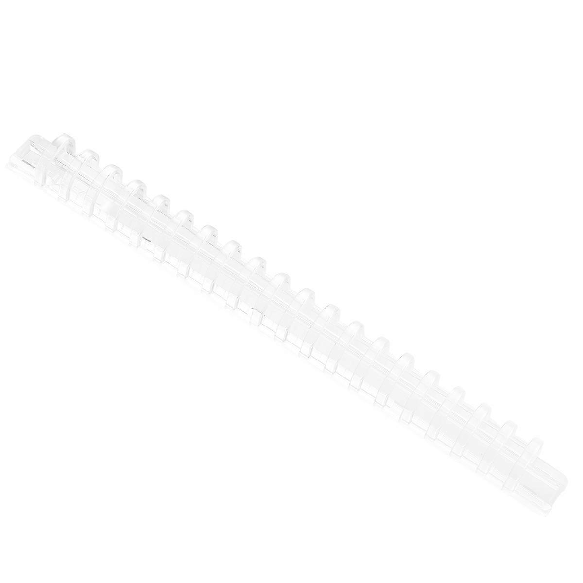 Book Binder Plastic Ring Binder Used for Office with 10Pcs Transparent Clips