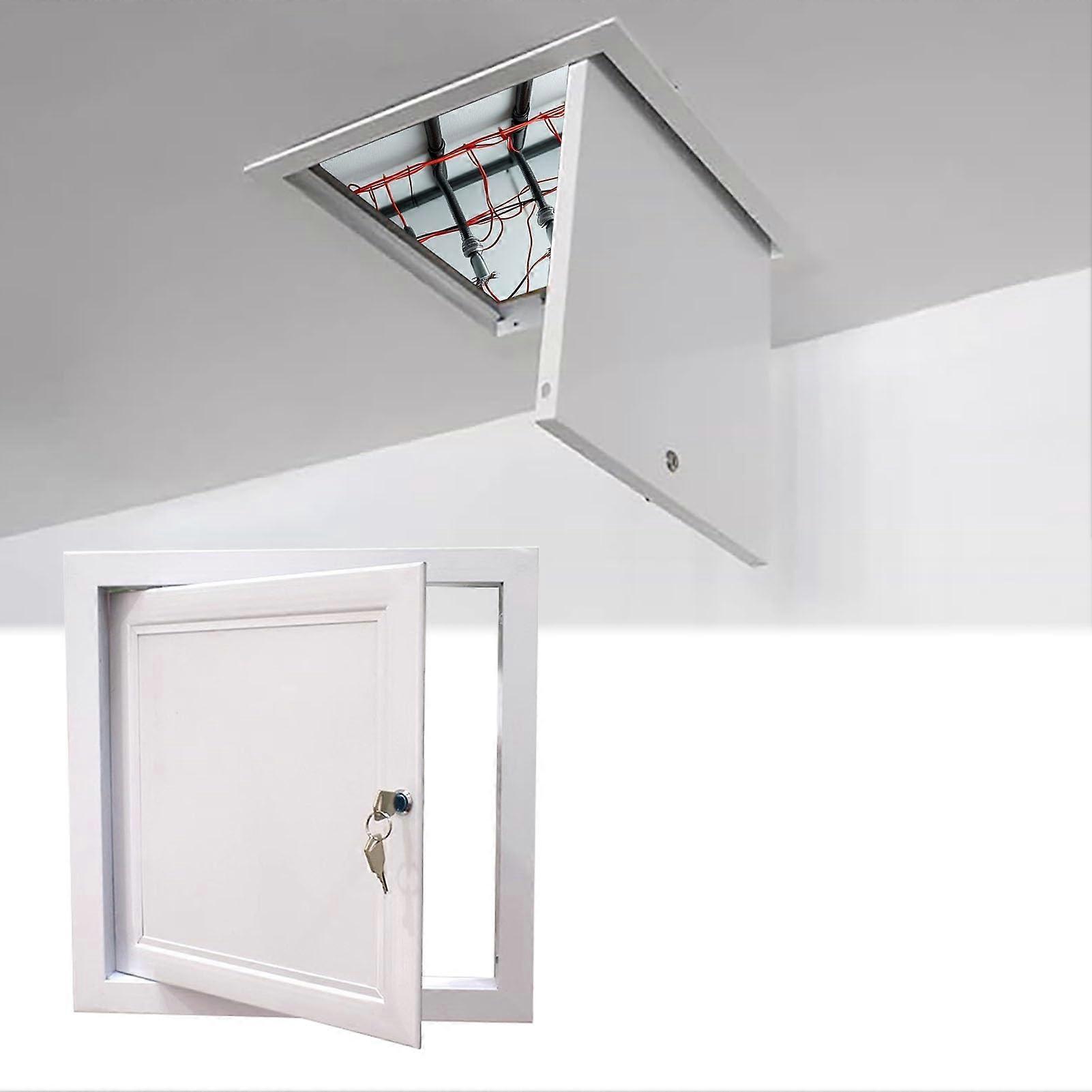 Attic Access Panel 13x16 Lockable Metal Inspection Hatch for Ceiling or Wall Plumbing Service