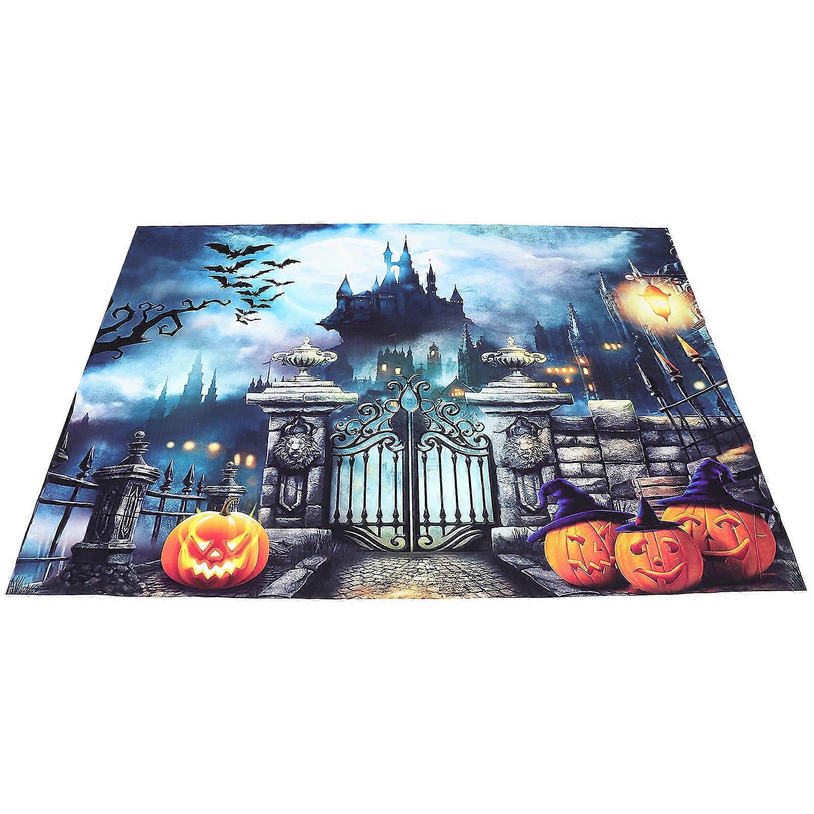 Halloween Backdrop Carpet for Decor with Multi Color Hanging Carpet