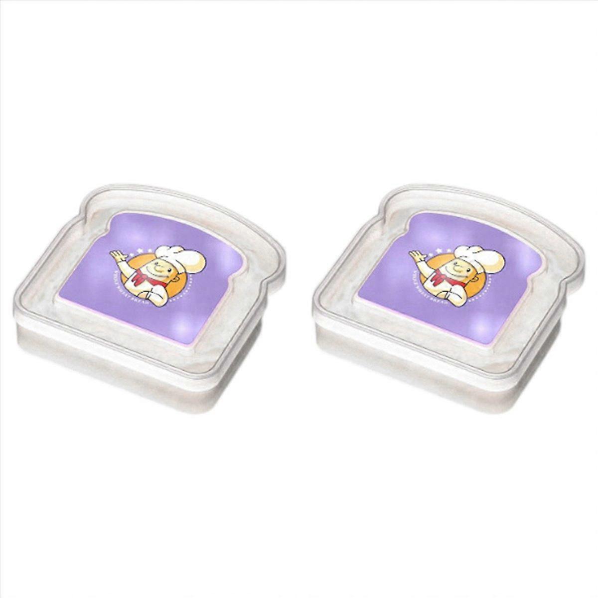 Reusable Sandwich Container Sealed Container Transparent Bread Box A