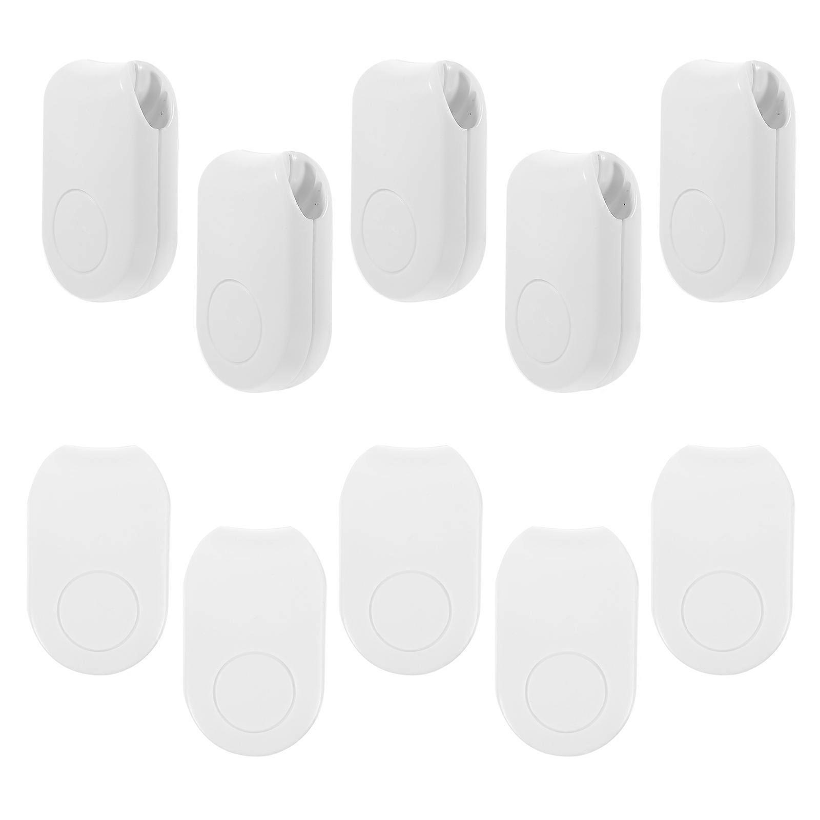 Blind Handle Weight Replacement Cord Weight Blind Plastic Vertical Handle Pulls White 7.9x3.8x1.9cm Stable Pull Cord Holder 10Pcs