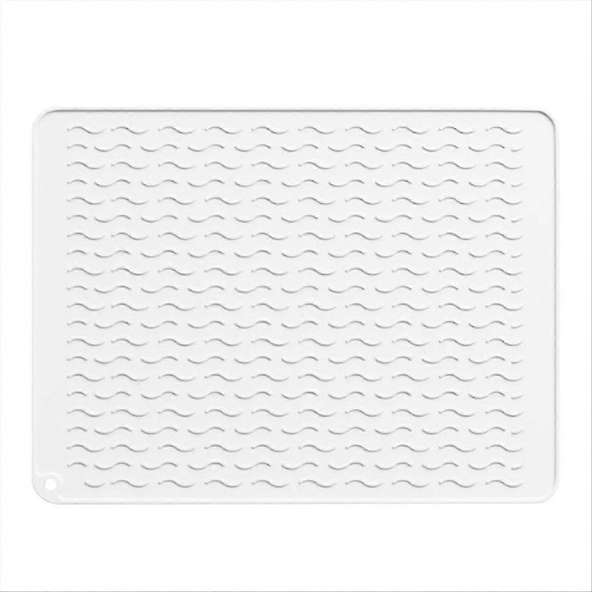 Silicone Dish Drying Mat - Heat ,Foldable, Non-Slip A