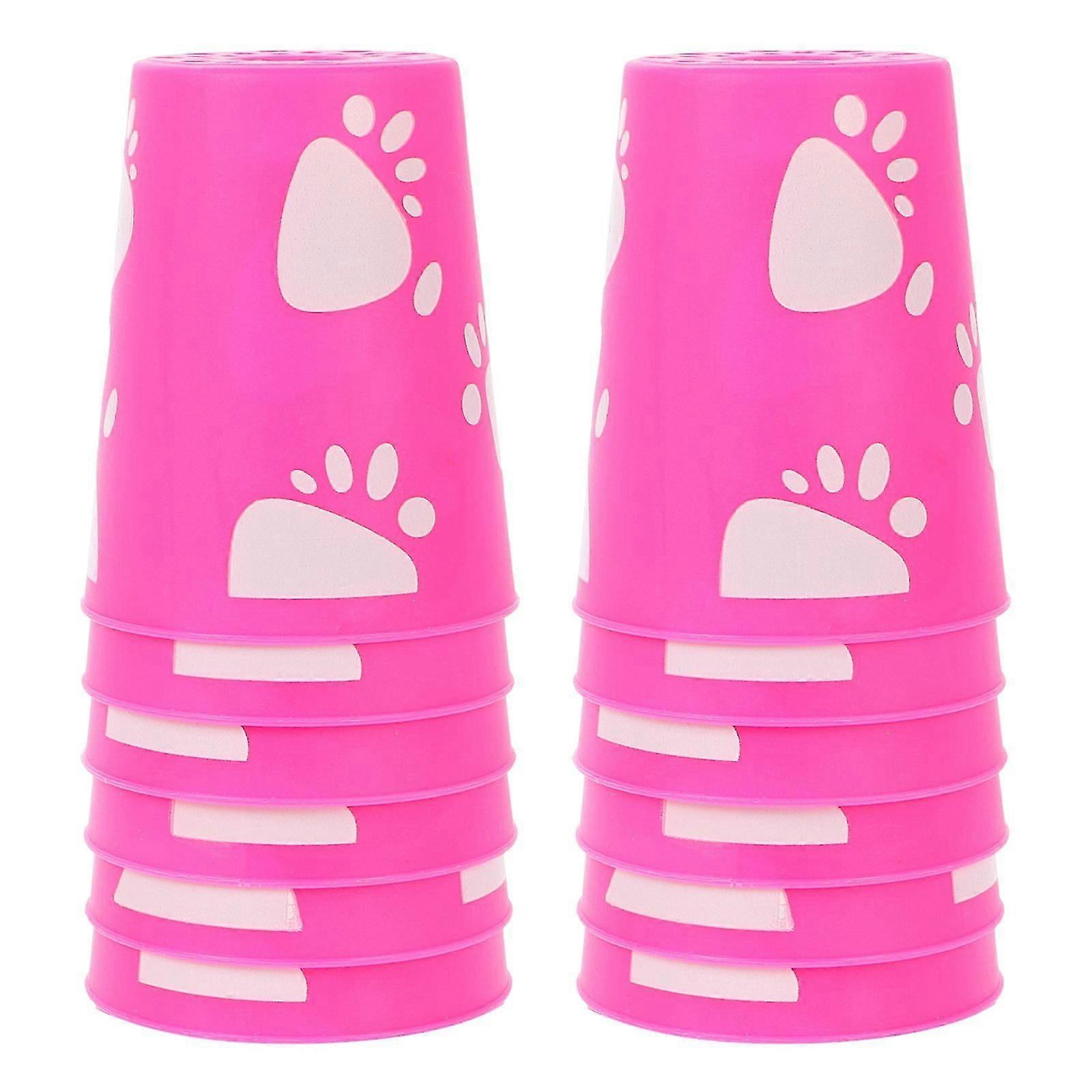 12pcs Speed Stacking Cups Stacking Game Stack Game Stackable Cups Quick Stacking Cups Set Sport Stacking Cups Quick Cups Game good