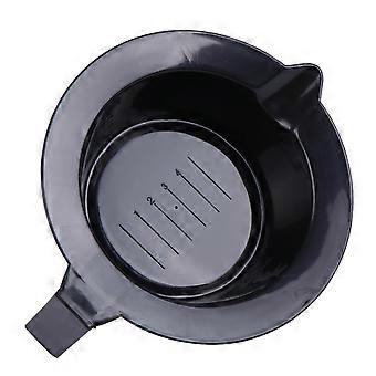 Juego de 4 cuencos de plástico reutilizables para mezclar tinte de cabello con báscula, para teñir el cabello en casa o en salón.