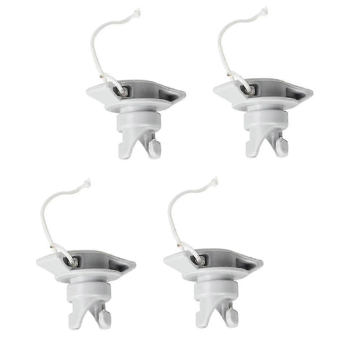 4pcs Inflatable Raft Valve Caps Plug Dinghy Boat Accessories