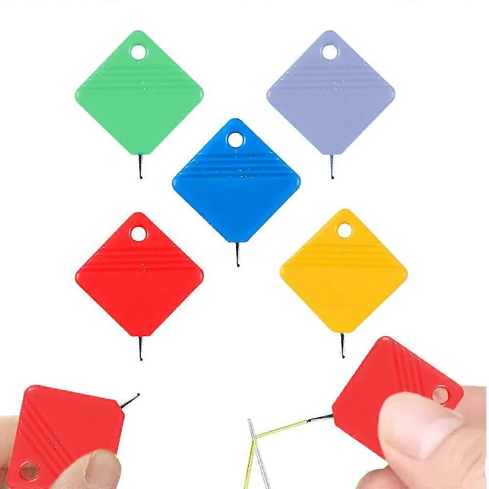 2025 New Automatic Needle Threader - Square Plastic Sewing Tool for Easy Machine & Hand Threading