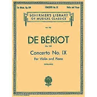 Konsertto nro 9 a-molli opus 104: Schirmerin klassikoiden kirjasto Osa 782 partituuri ja osat