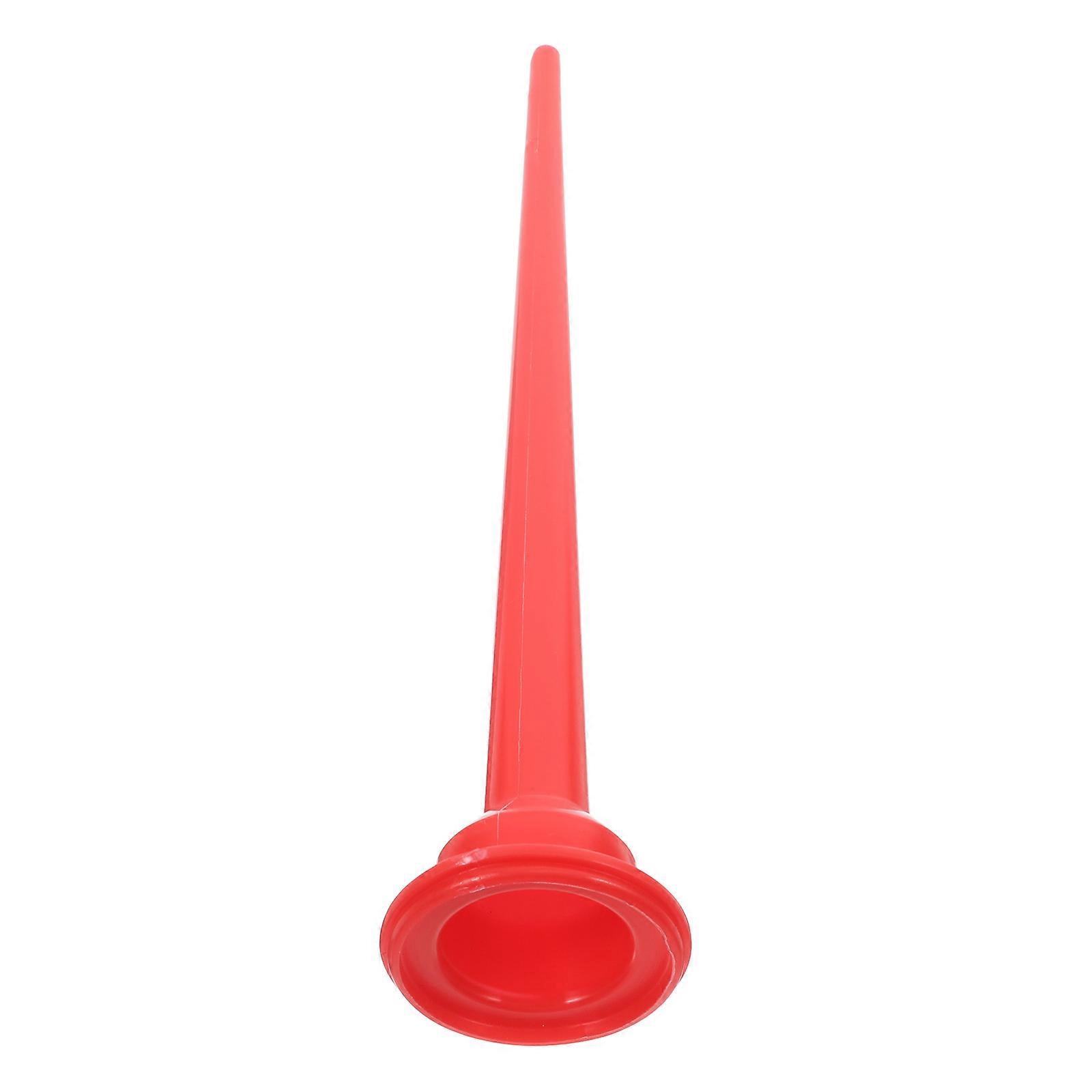 Caulking Nozzle Plastic Caulk Extension Tool for Precise Application 3Pcs Red