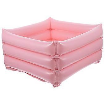 Foot Cleaning Container Inflatable Cleaning Sink Portable Body Washing Basin PVC Basin for Patient Family Travel