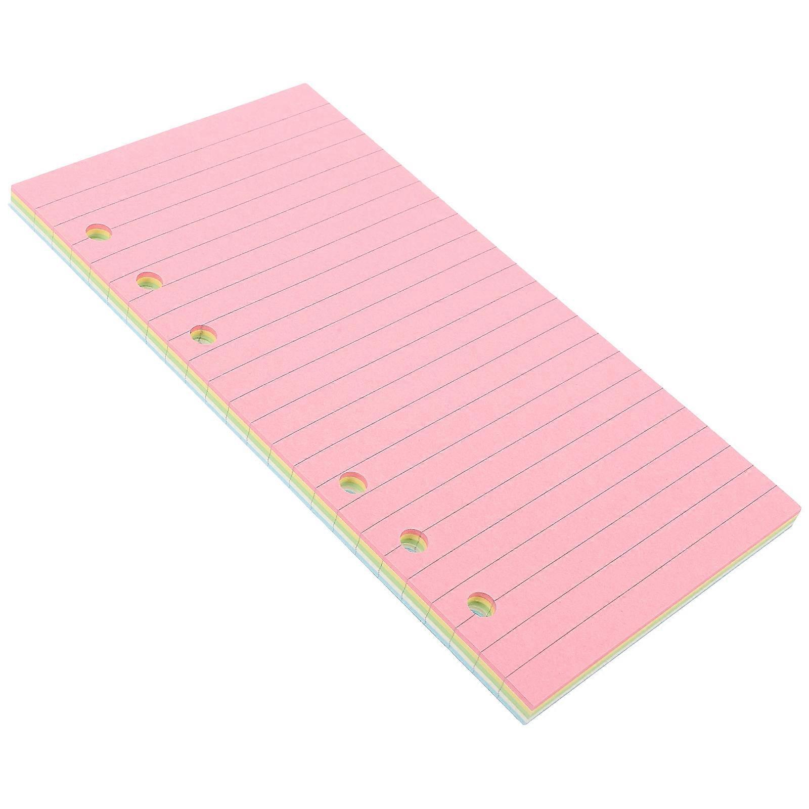 Notebook Refill Paper Assorted Color for Writing with 1 Book Refill Inserts