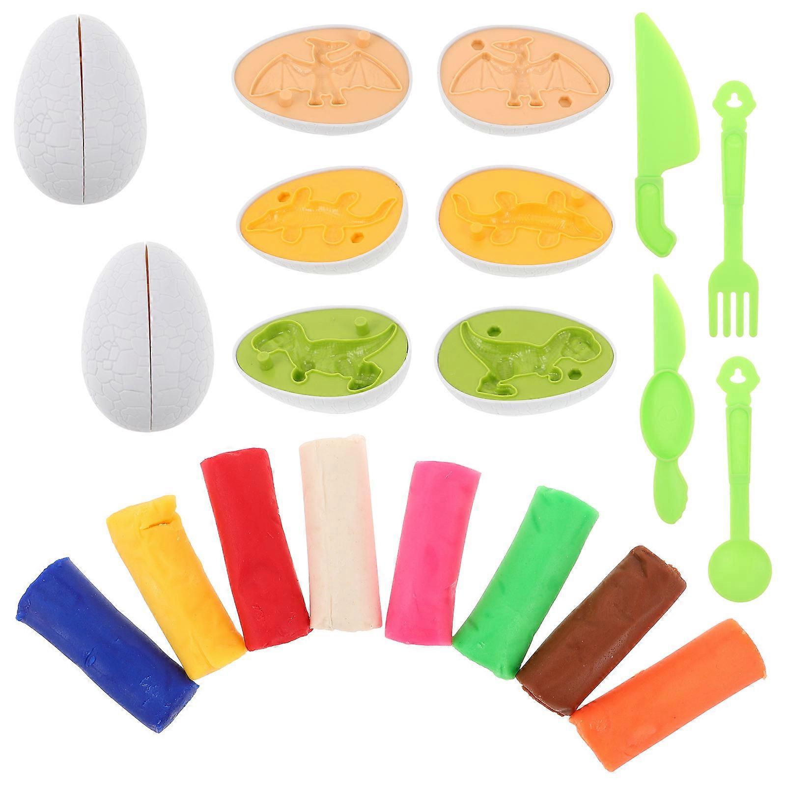 Safe Dinosaur Egg Set for Craft 1Set with Plastic Accessories